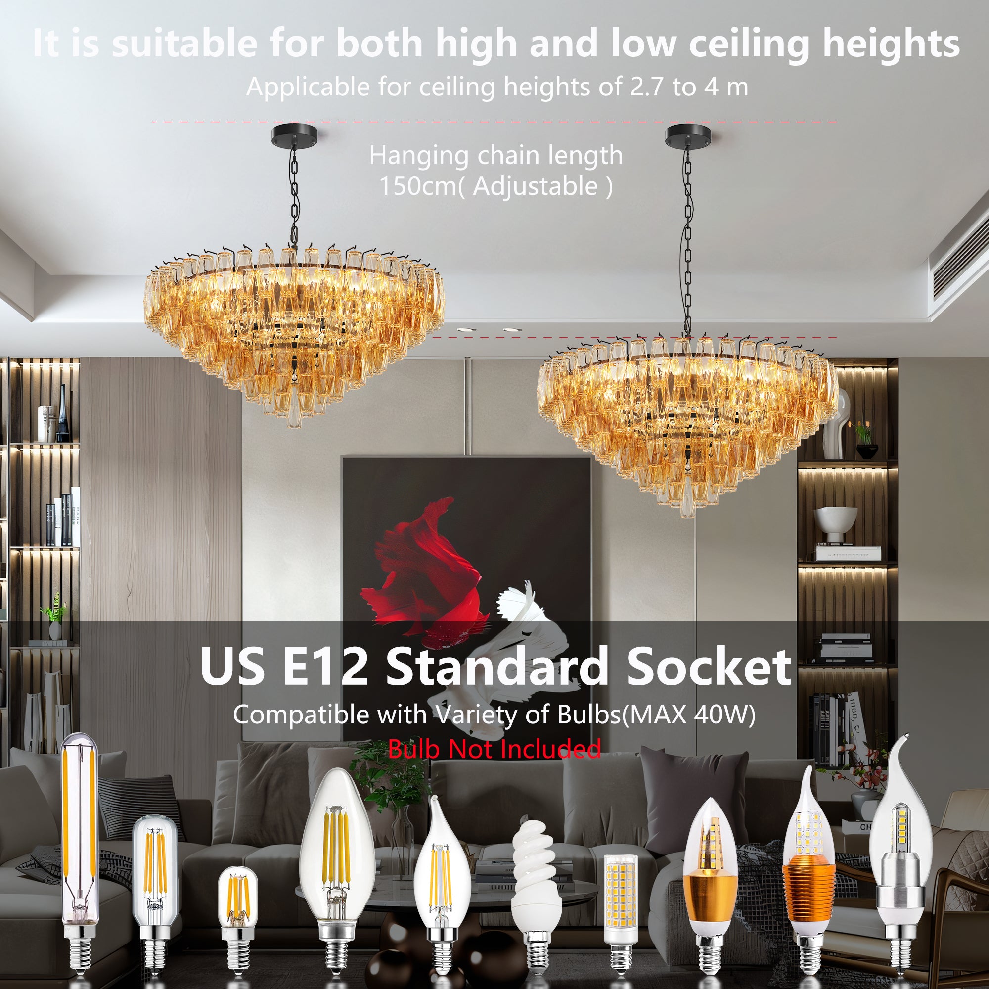 Modern Round Chandelier