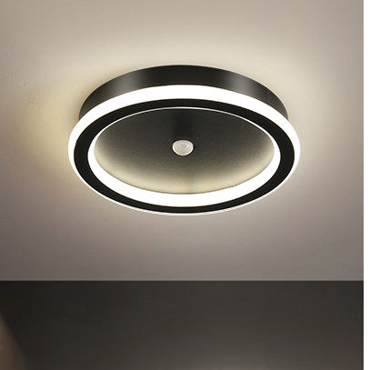 LED Flush Mount with PIR Motion Sensor