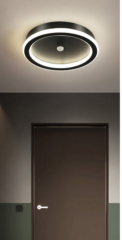 LED Flush Mount with PIR Motion Sensor