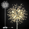 Modern Crystal Floor Lamp, 32 Firework Harnesses, Chrome