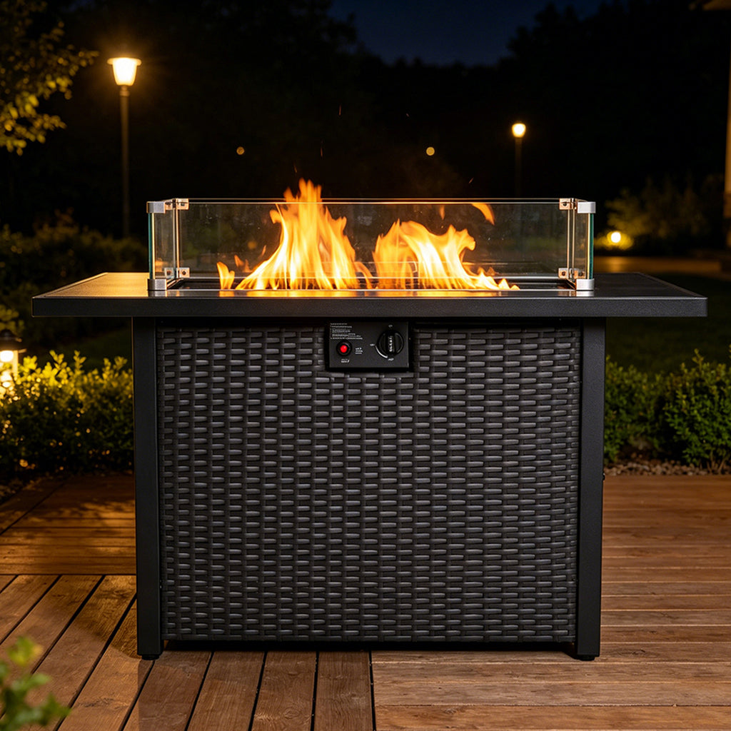 44 Inch 50000 BTU Propane Fire Pit Table