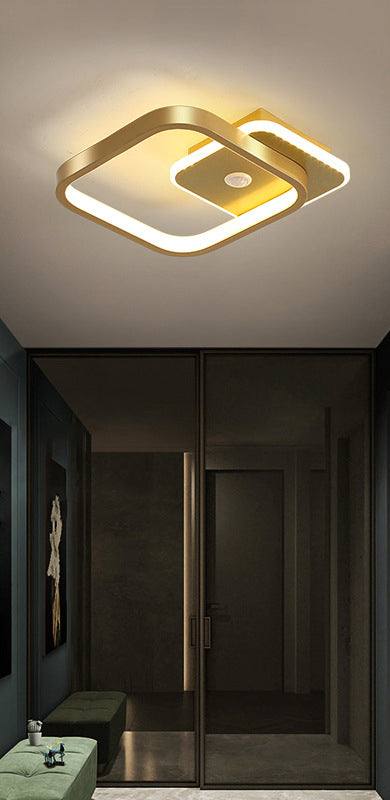 LED Flush Mount with PIR Motion Sensor