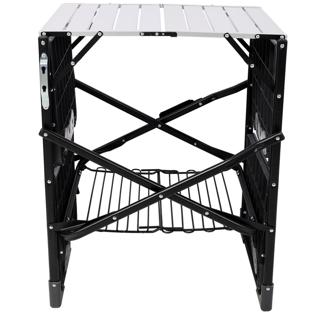Folding Camping Kitchen Table - Portable Light Fixture