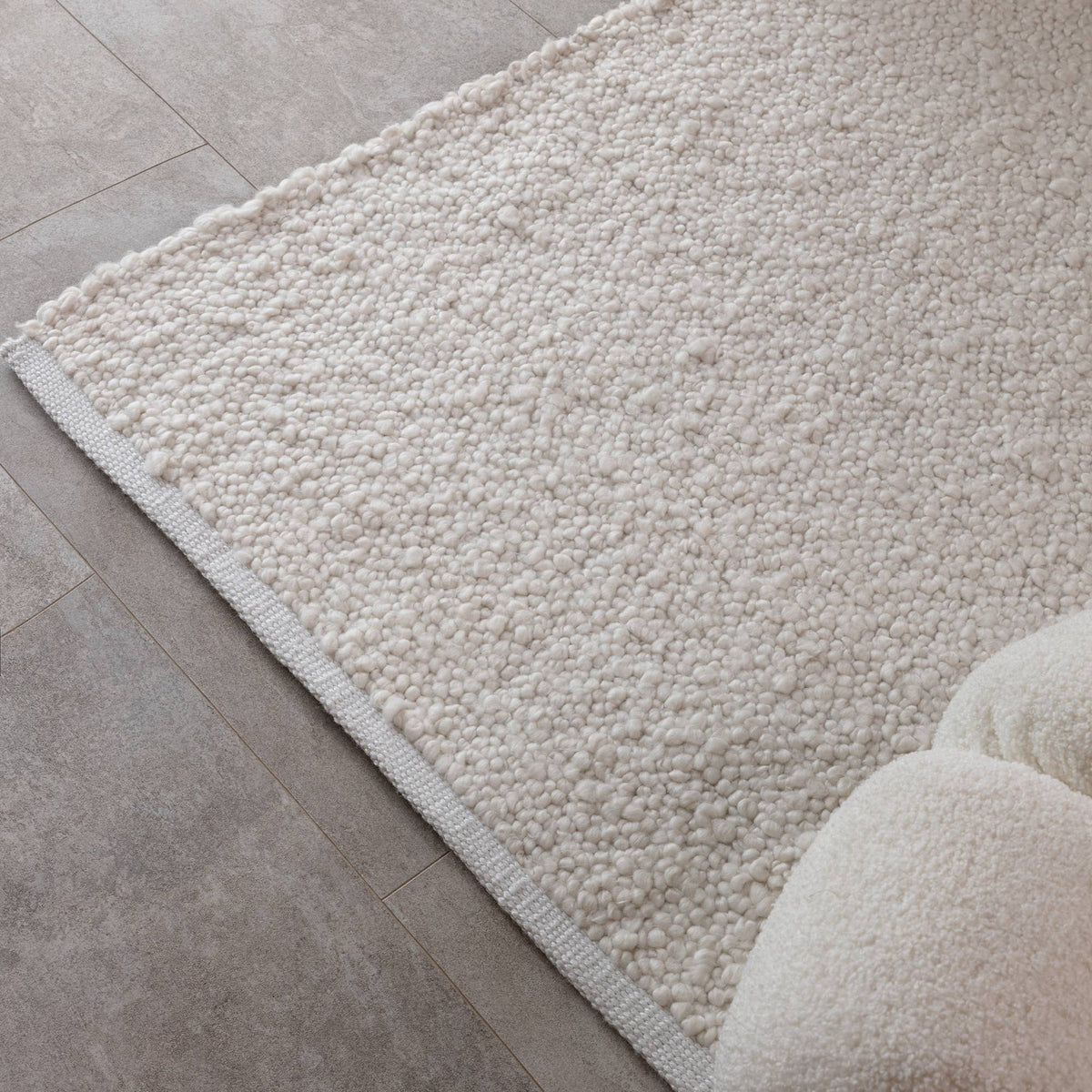 Abbus Rug styled in a living room