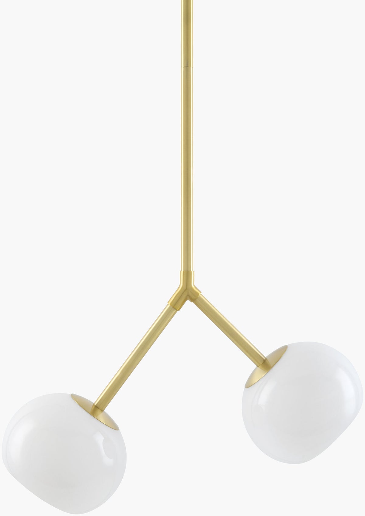 Arboris Iron Pendant Light, Metallic Metallic Brass