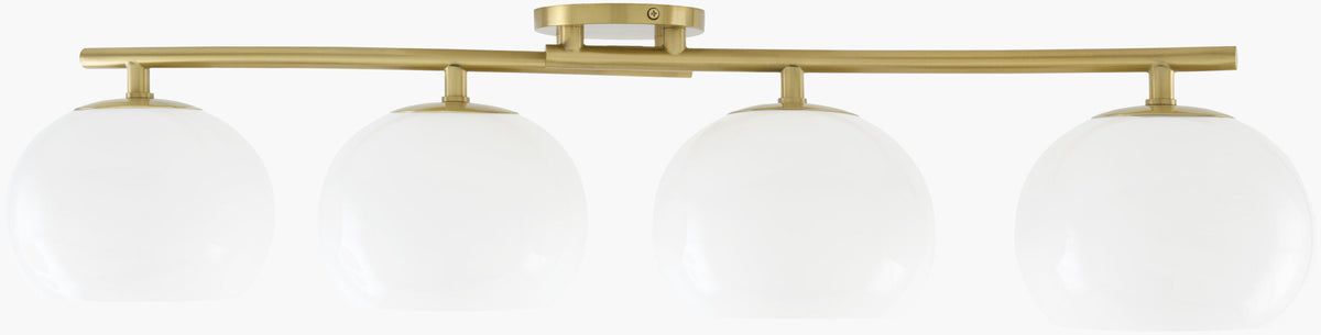 Arboris 8" Iron Wall Sconce, Metallic Metallic Brass (ABRS-004)