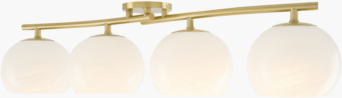 Arboris 8" Iron Wall Sconce, Metallic Metallic Brass (ABRS-004)
