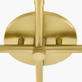 Arboris Iron Chandelier, Metallic Metallic Brass (ABRS-007)
