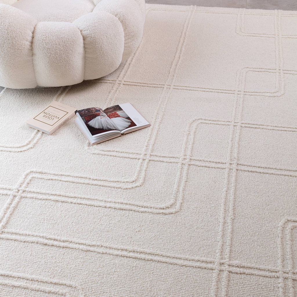 Ada Rug styled in a living room