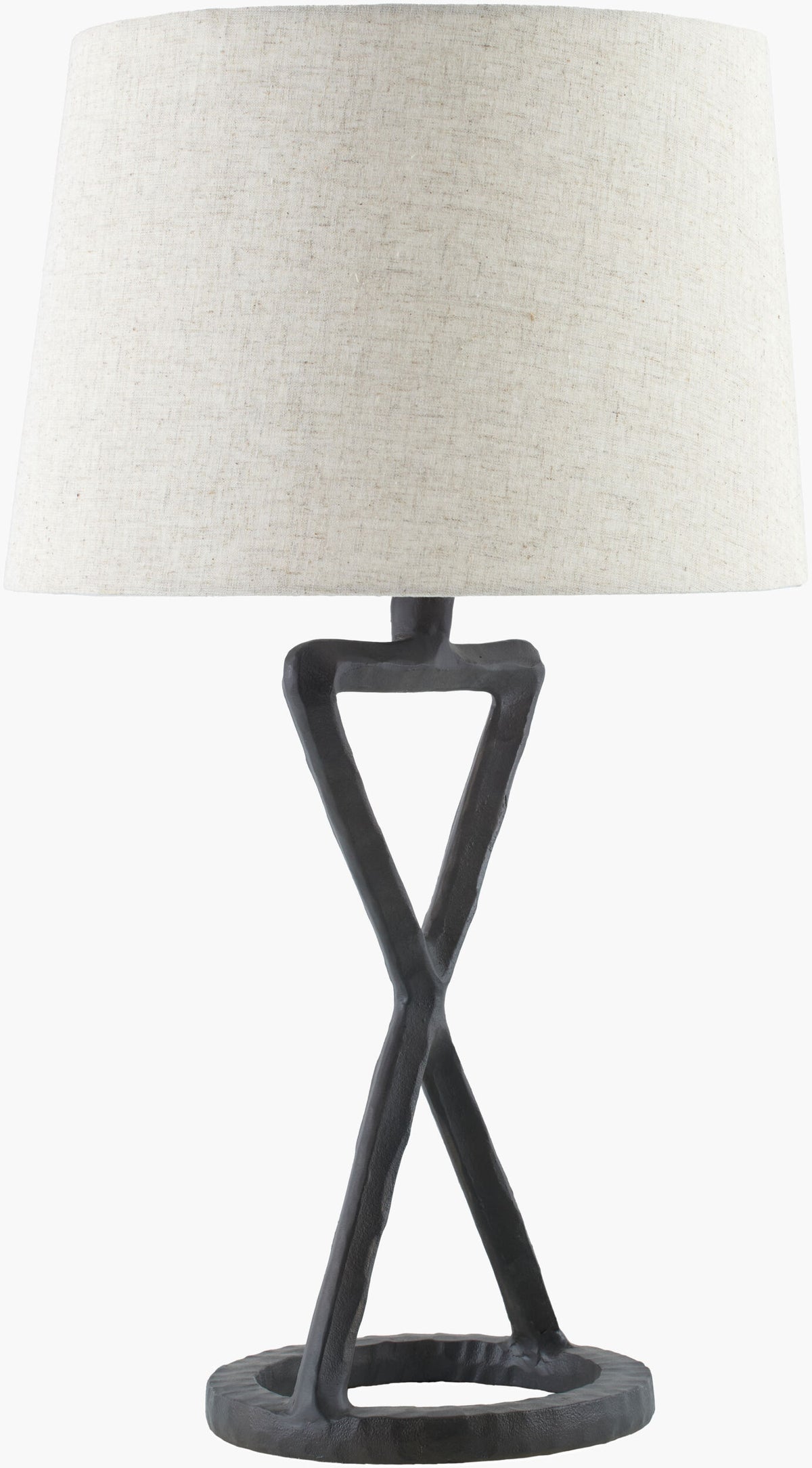 Adaje 29" Aluminum Table Lamp, Painted Black