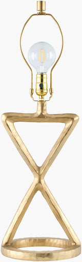 Adaje 29" Aluminum Table Lamp, Painted Gold