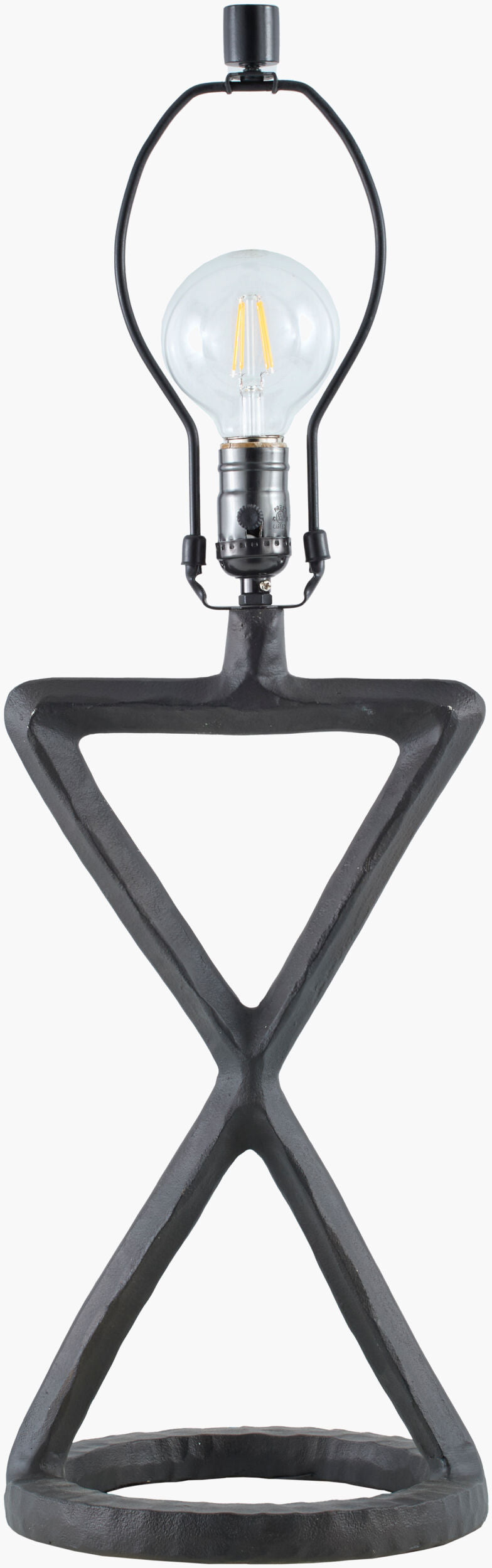 Adaje 29" Aluminum Table Lamp, Painted Black