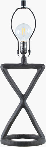 Adaje 29" Aluminum Table Lamp, Painted Black