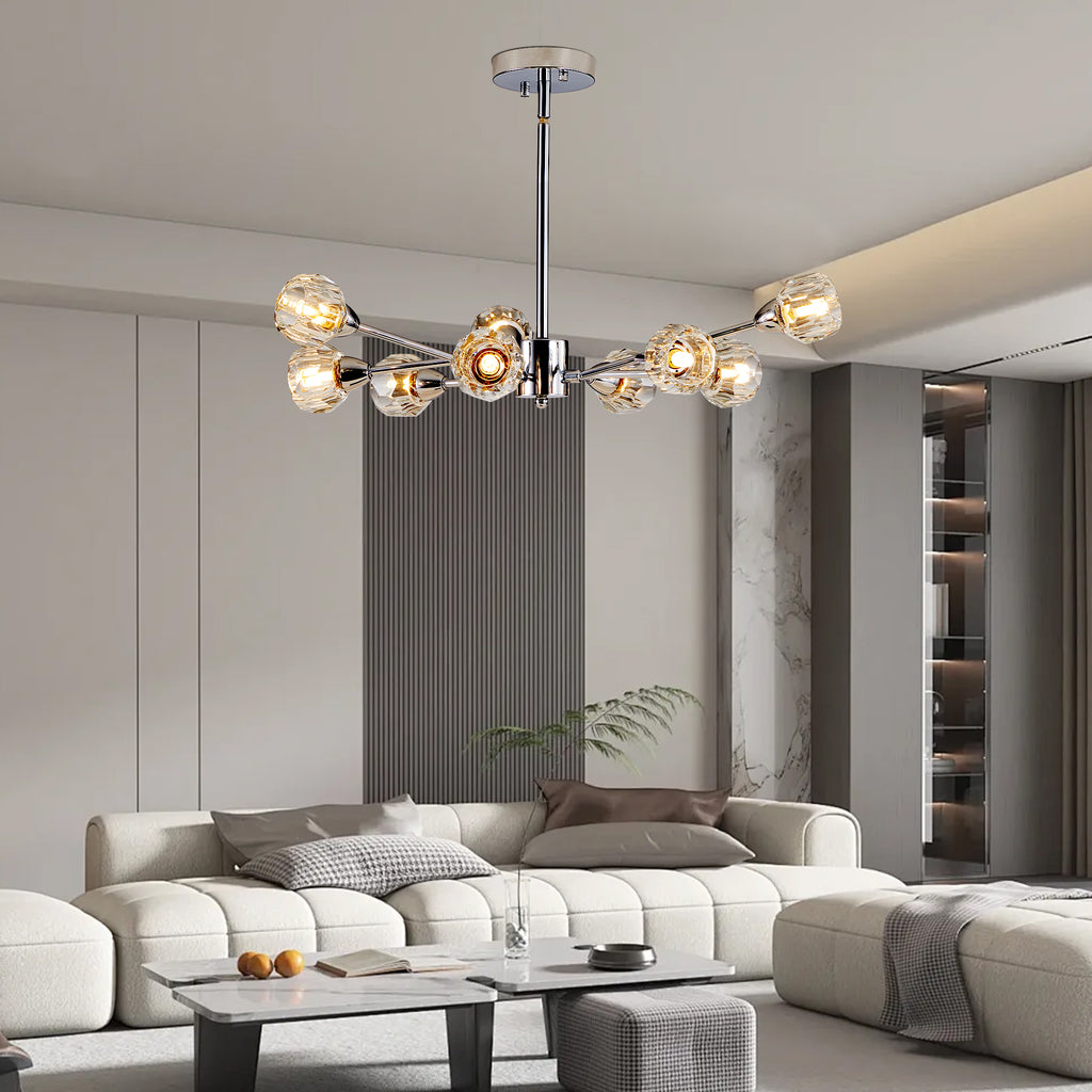 28" Modern Crystal Chandeliers