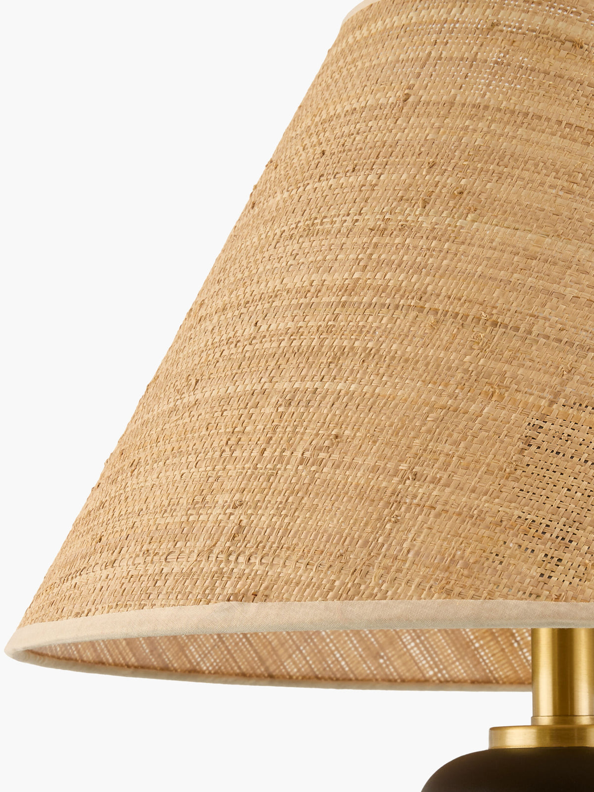 Anefis 27" Rubber Wood Table Lamp, Painted Black