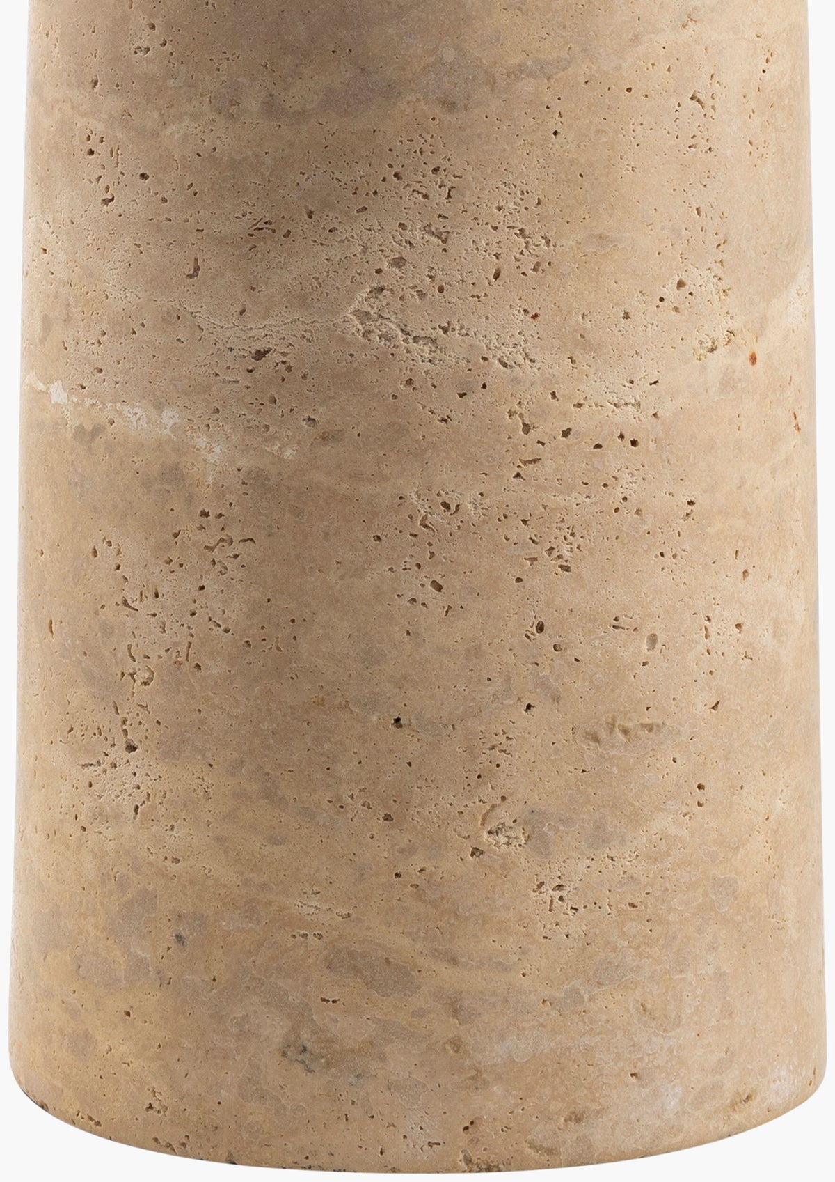 Agate 25" Travertine Table Lamp, Natural Beige (AGA-008)