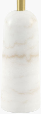 Agate 22" Marble Table Lamp, Natural White