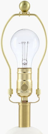 Agate 22" Marble Table Lamp, Natural White