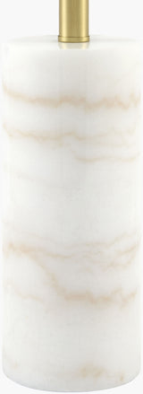 Agate 22" Marble Table Lamp, Natural White (AGA-105)
