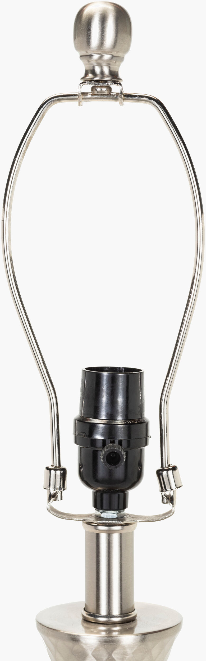 Aegina 24" Iron Table Lamp, Polished Metallic Nickel