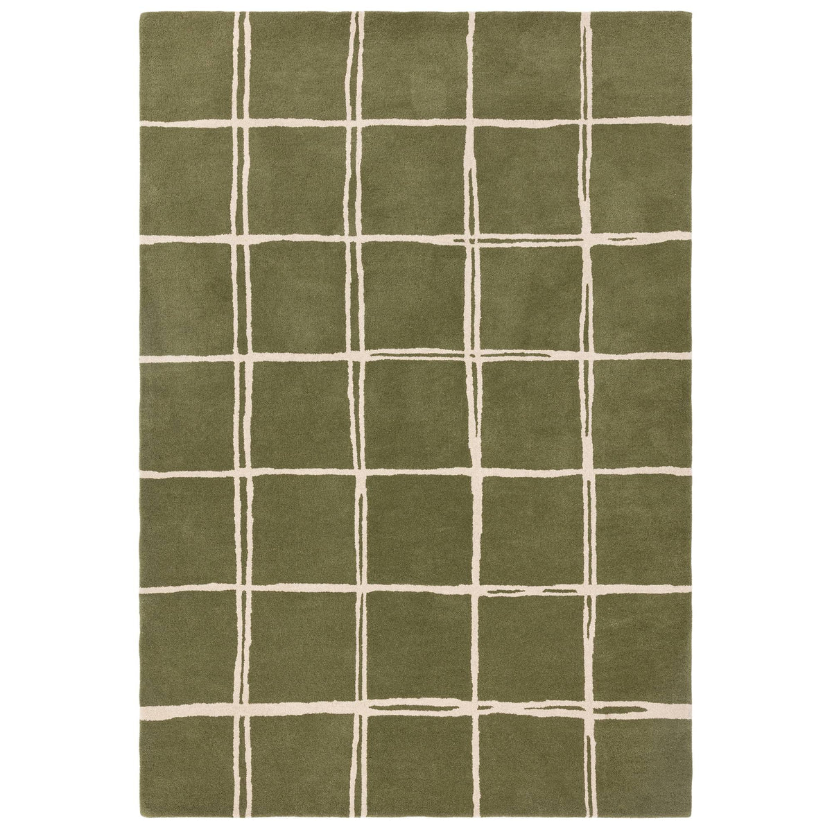 Albany Rug - Albany Grid Olive