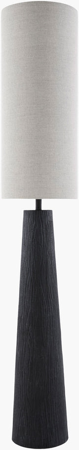 Alessio 66" Resin Floor Lamp, Painted Black