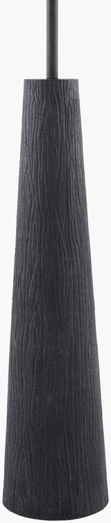 Alessio 66" Resin Floor Lamp, Painted Black