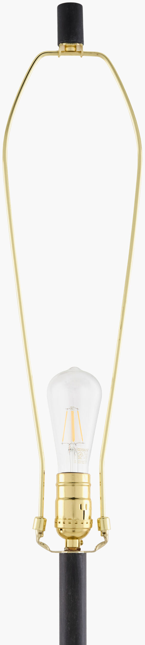 Alessio 66" Resin Floor Lamp, Painted Black