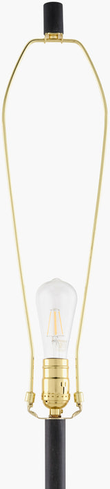 Alessio 66" Resin Floor Lamp, Painted Black