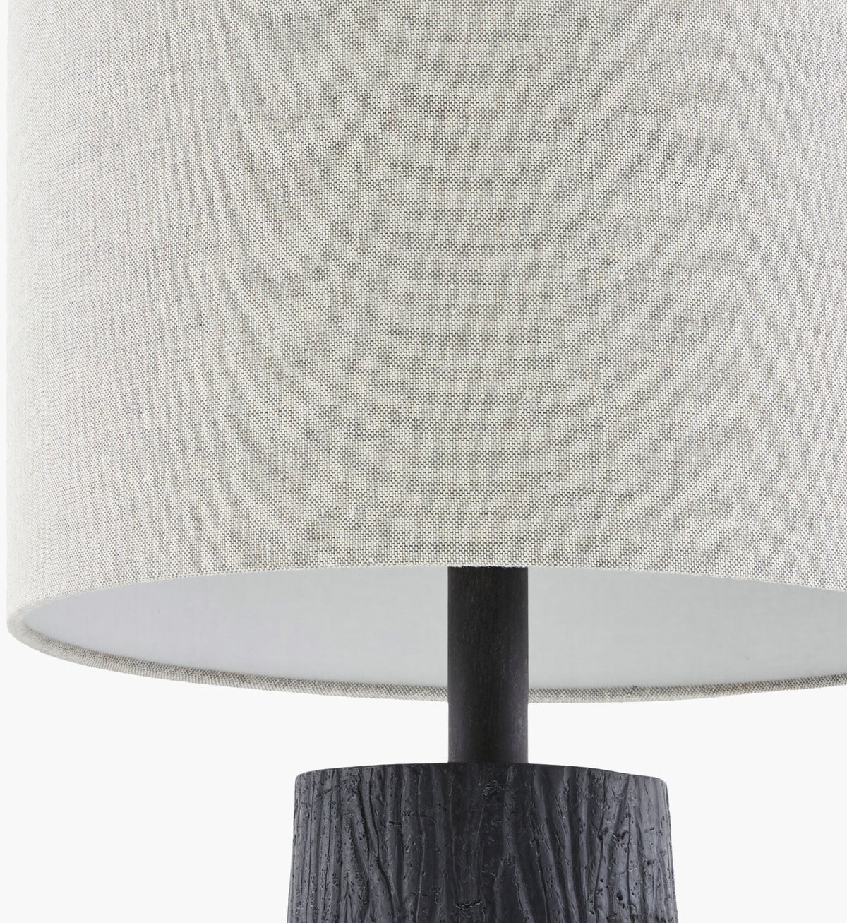 Alessio 66" Resin Floor Lamp, Painted Black
