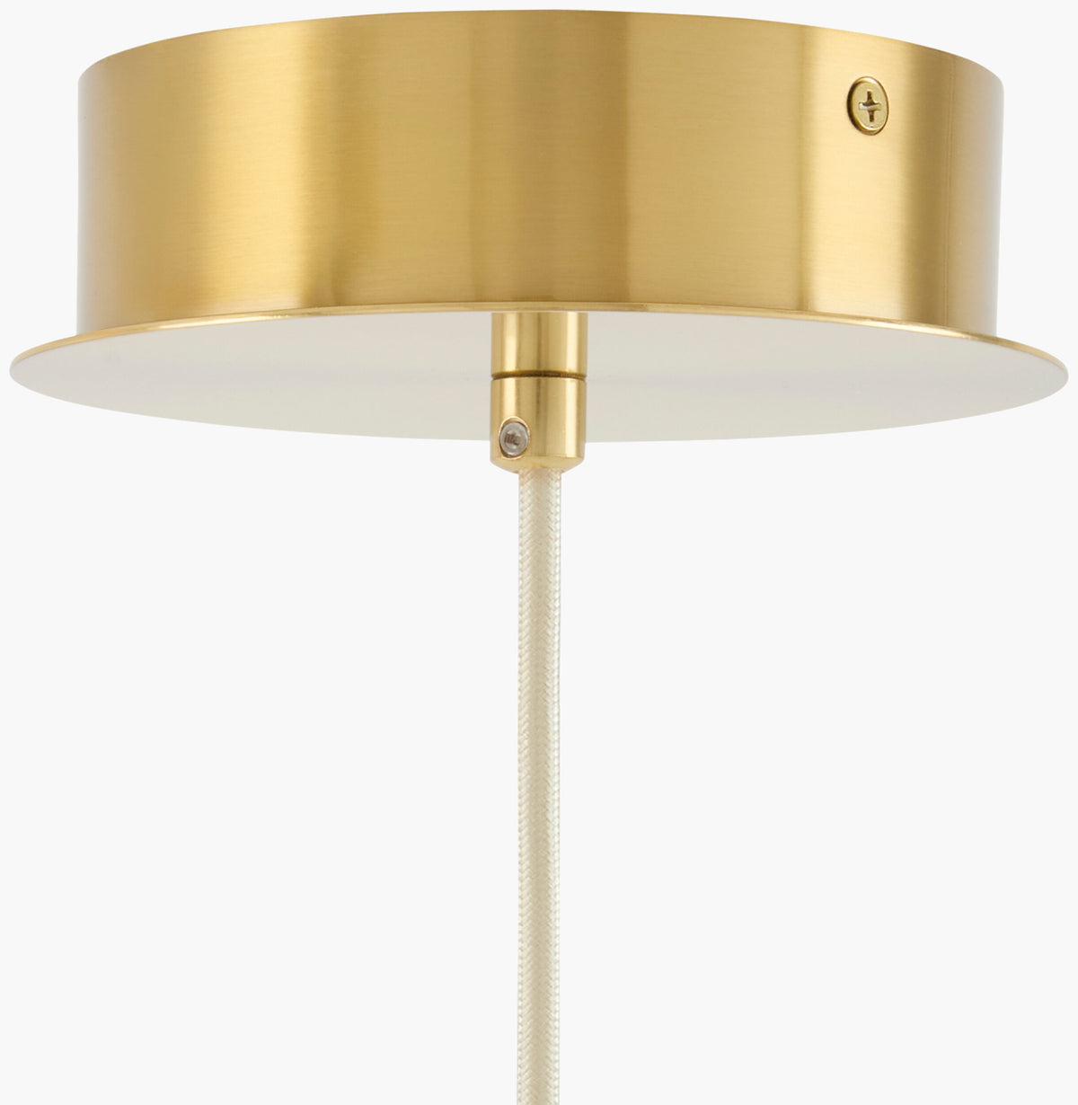 Alviora Iron Pendant Light, Hand Finished White