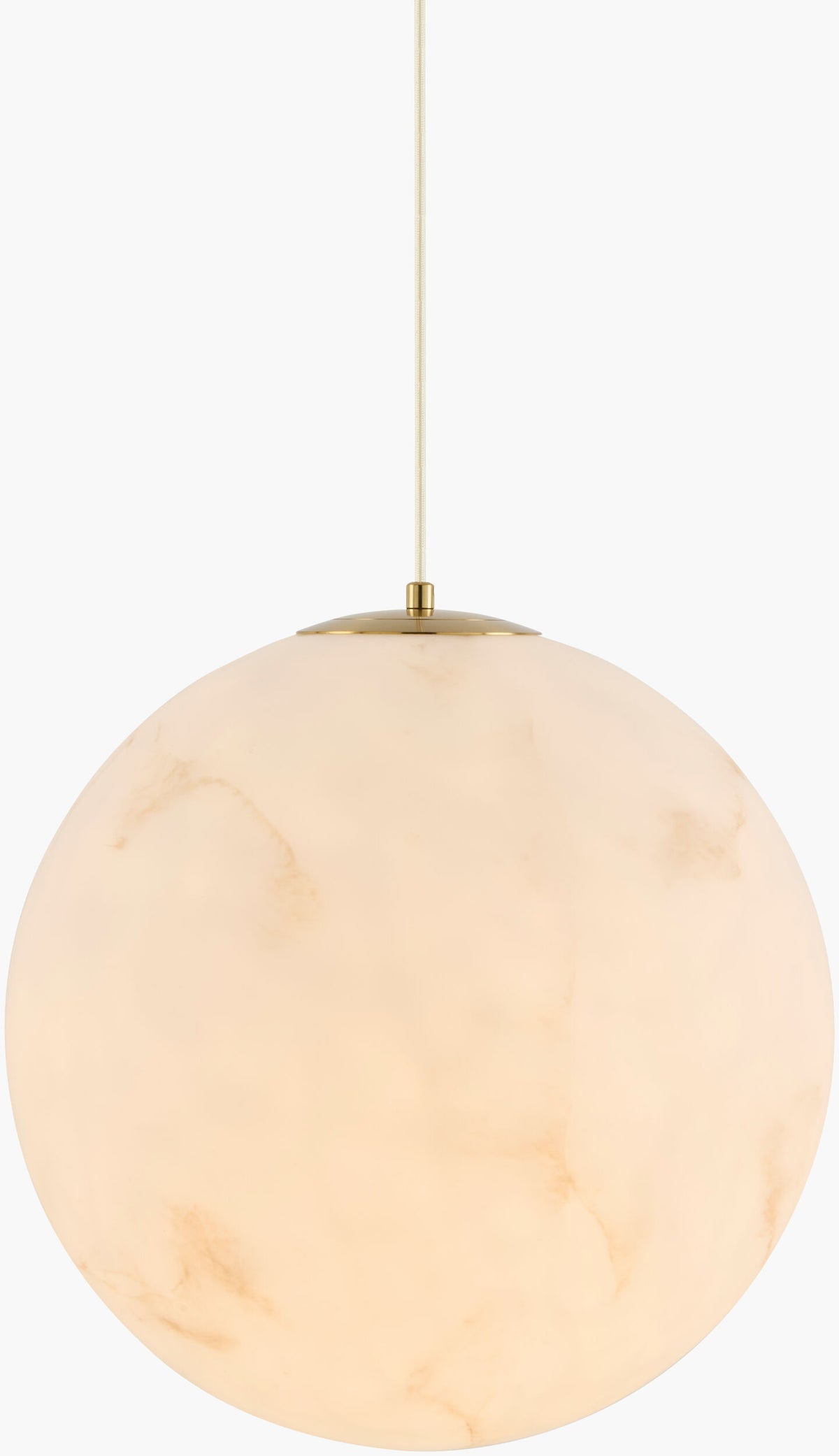 Alviora Iron Pendant Light, Hand Finished White