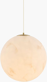 Alviora Iron Pendant Light, Hand Finished White