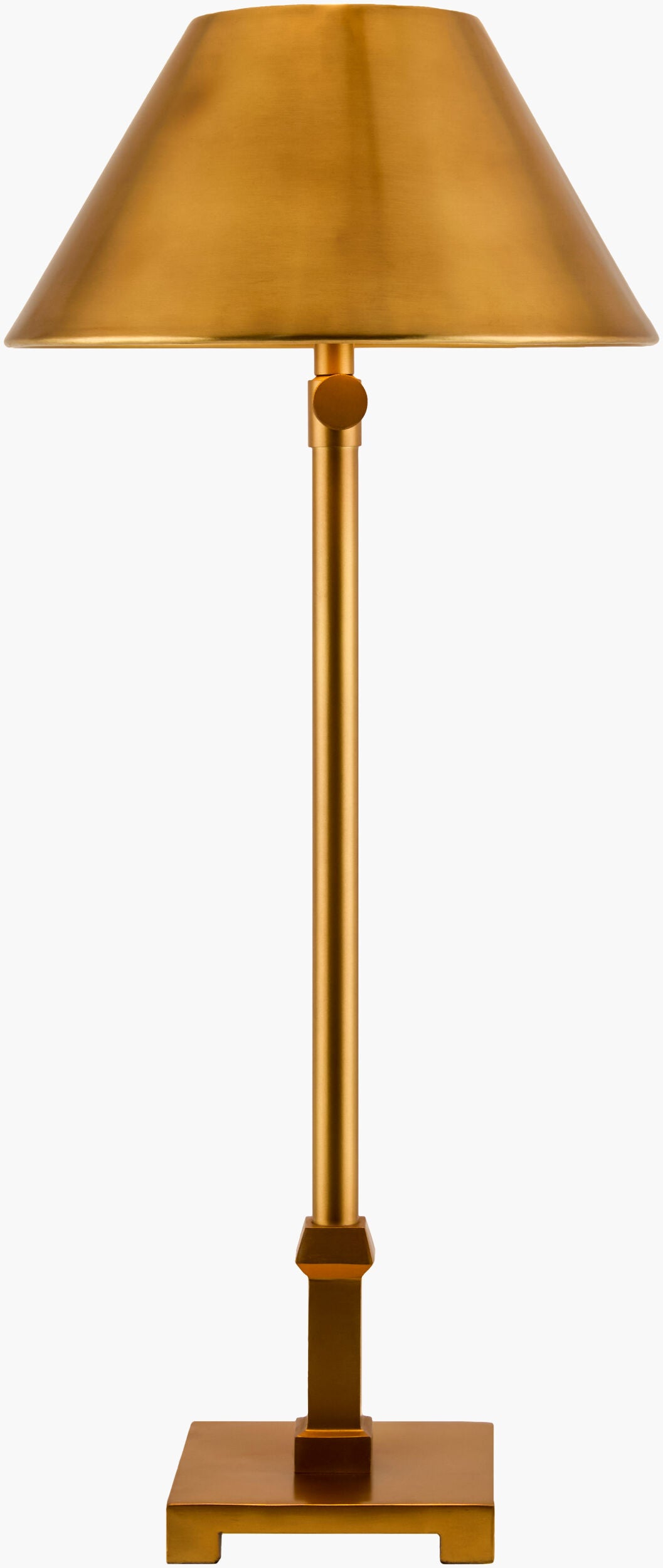 Andenes 35" Iron Table Lamp, Antiqued Gold