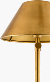 Andenes 35" Iron Table Lamp, Antiqued Gold
