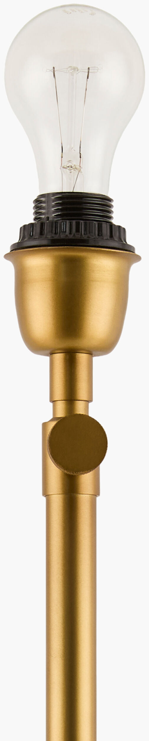 Andenes 35" Iron Table Lamp, Antiqued Gold