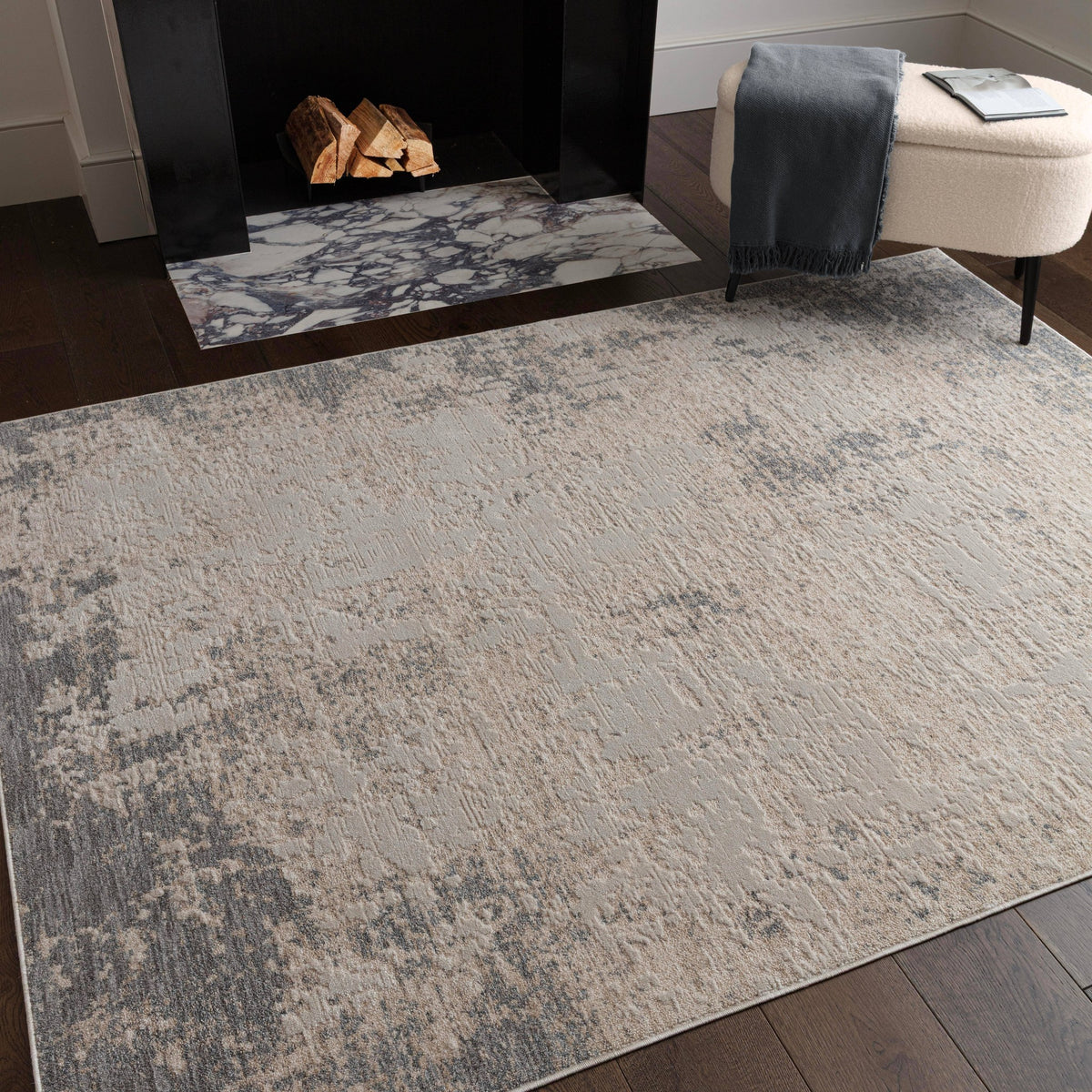 Anders Rug styled in a living room