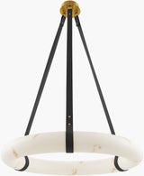 Annilo Iron Pendant Light, Electroplated White (ANLO-002)