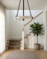 Annilo Iron Pendant Light, Electroplated White (ANLO-002)