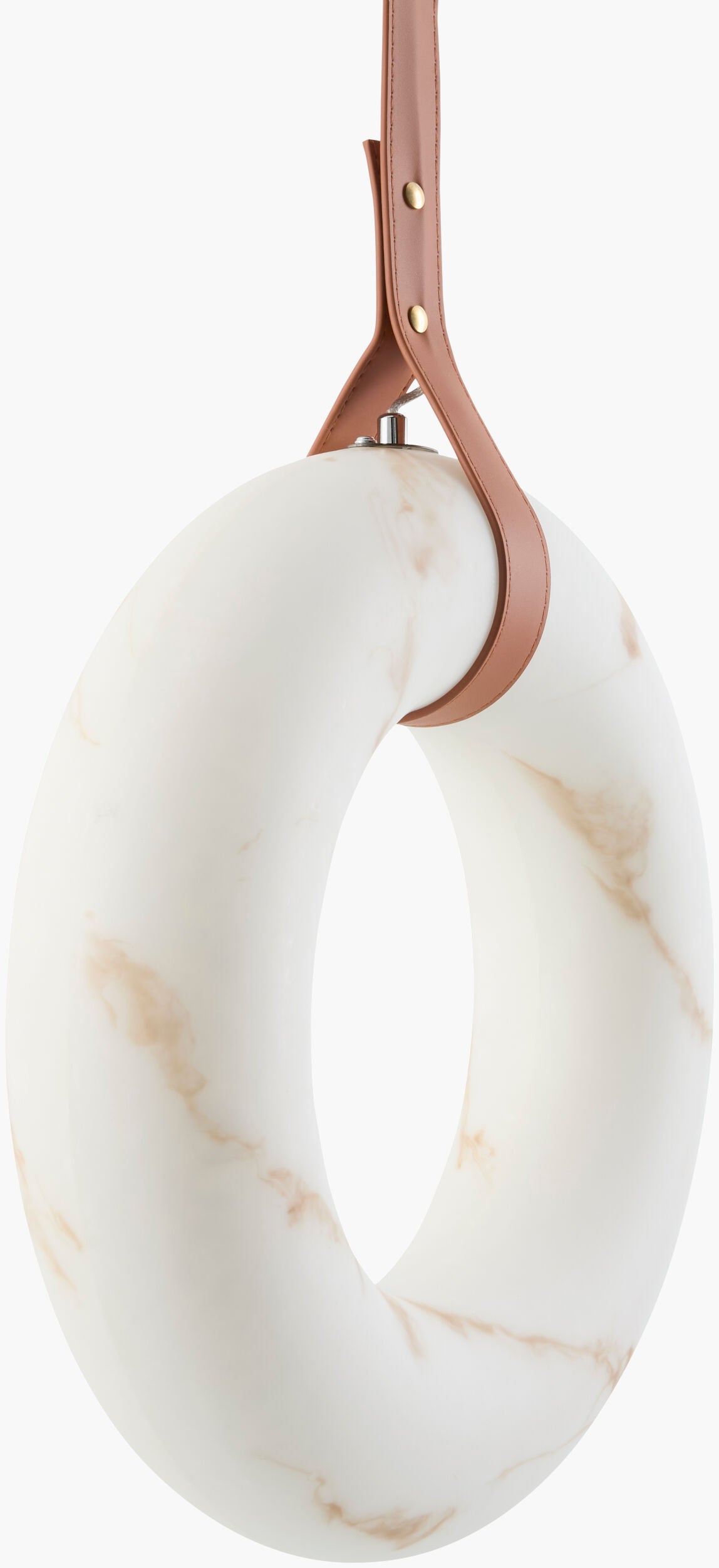 Annilo Iron Pendant Light, Electroplated White (ANLO-005)