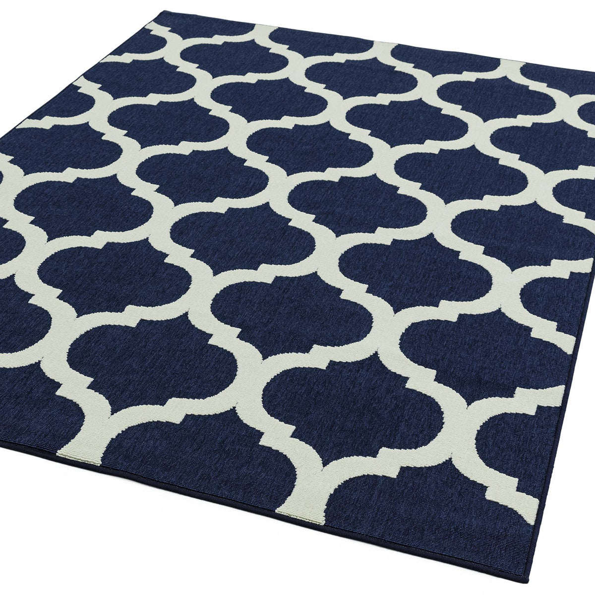Antibes Rug styled in a living room