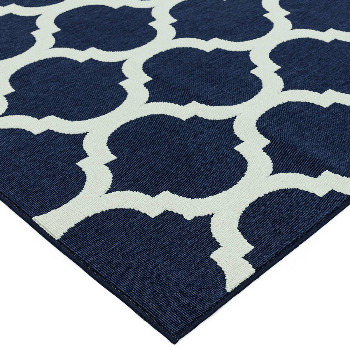 Antibes Rug styled in a living room
