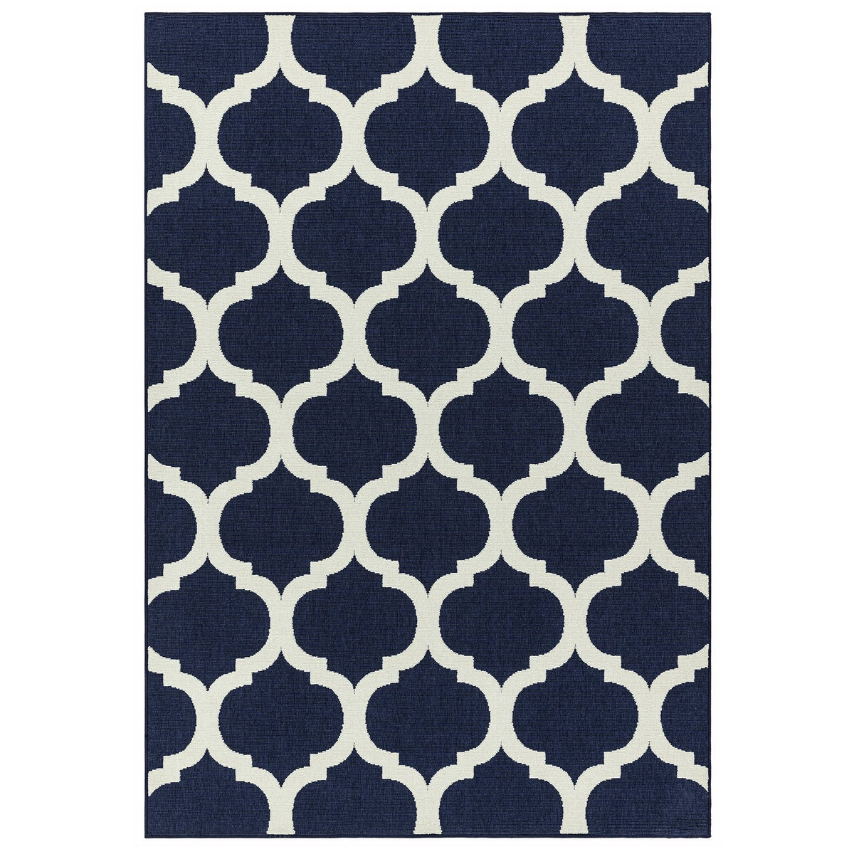 Antibes Rug - AN02 Blue Trellis