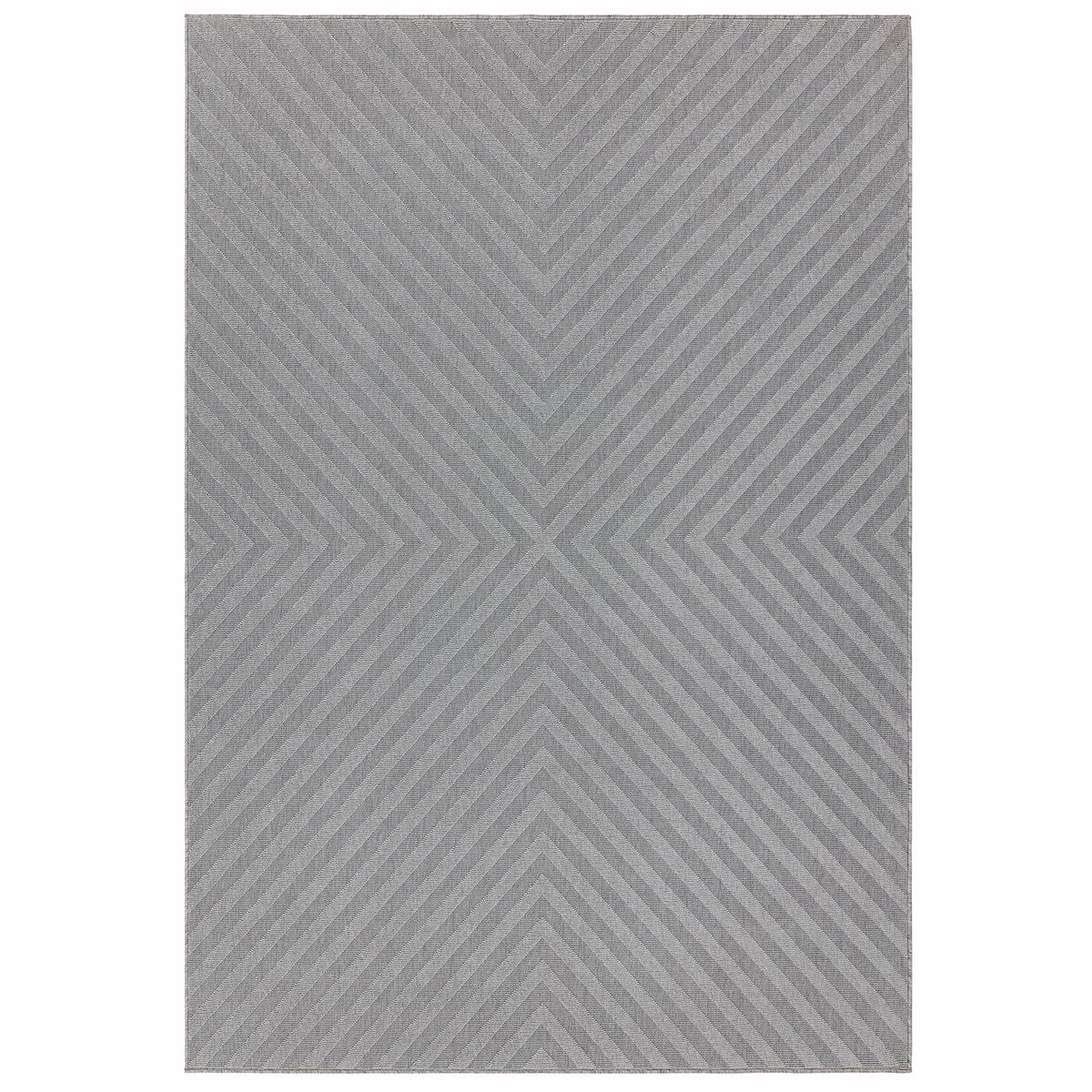 Antibes Rug - AN07 Light Grey Arrow