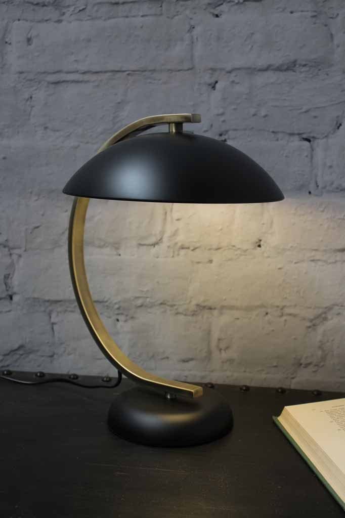 Black Charleston Table Lamp