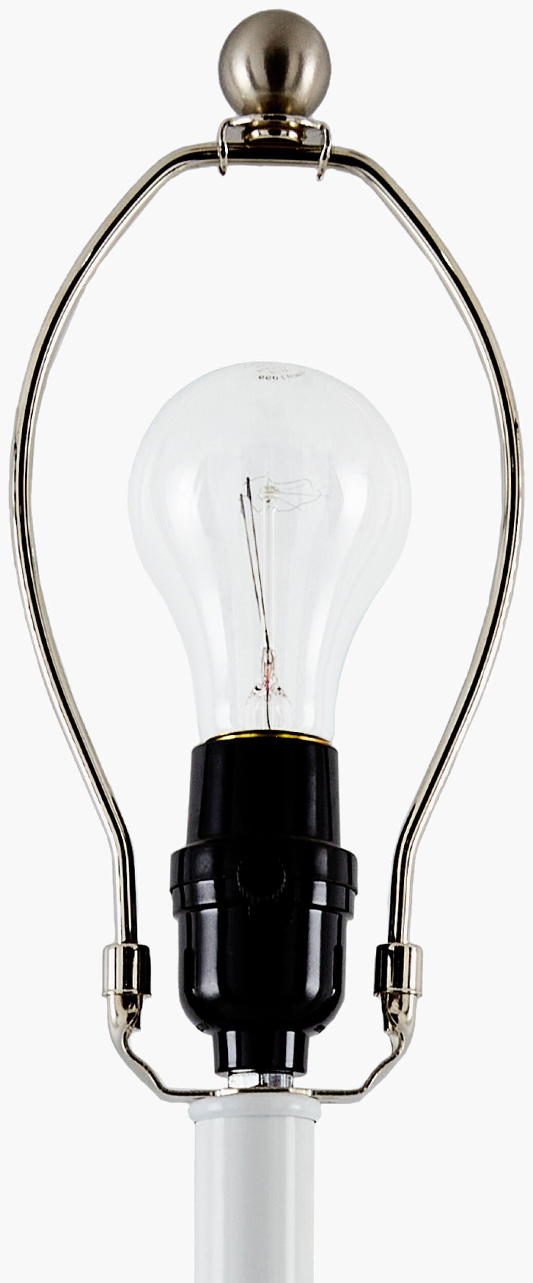 Apuila 30" Concrete Table Lamp, Hand Painted White