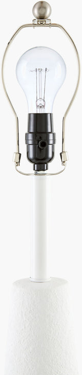 Apuila 29" Concrete Table Lamp, Hand Finished White
