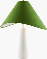 Apuila 29" Concrete Table Lamp, Hand Finished White