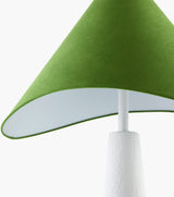 Apuila 29" Concrete Table Lamp, Hand Finished White