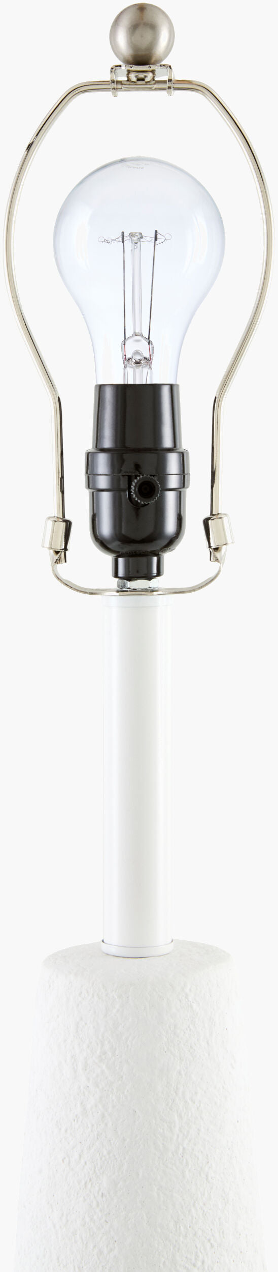 Apuila 29" Concrete Table Lamp, Hand Finished White (API-003)